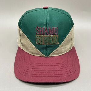 Vintage 90s SeaWorld Shamu Orca Snapback Hat Green Tan Burgundy Embroidered Logo